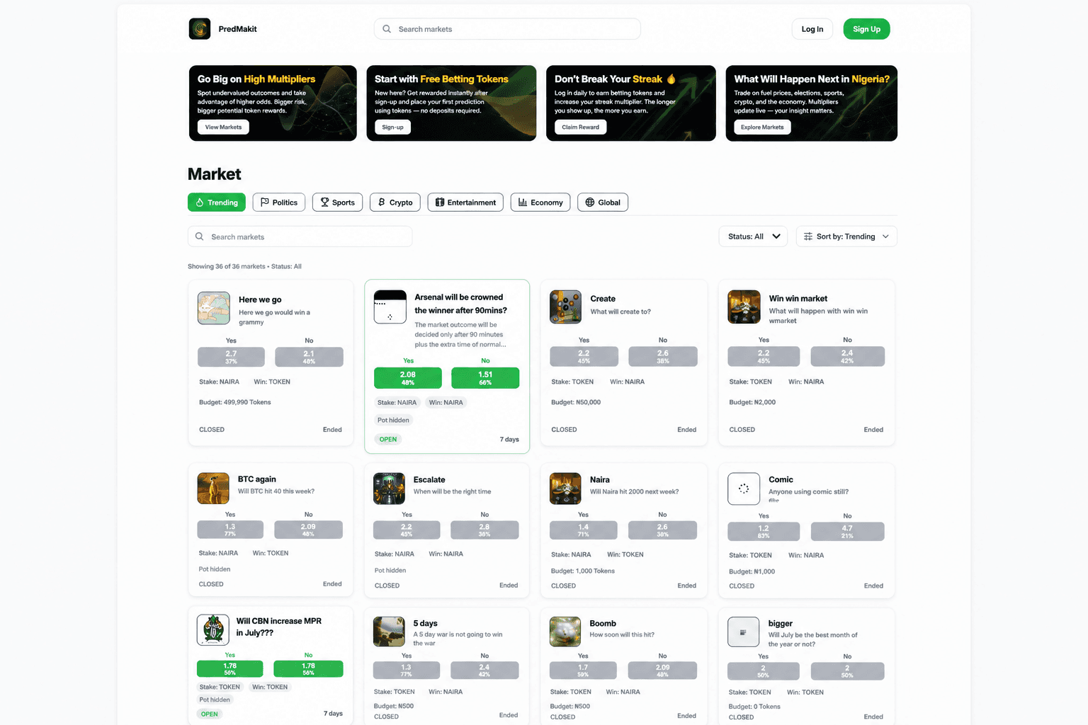 PredMakit project screenshot